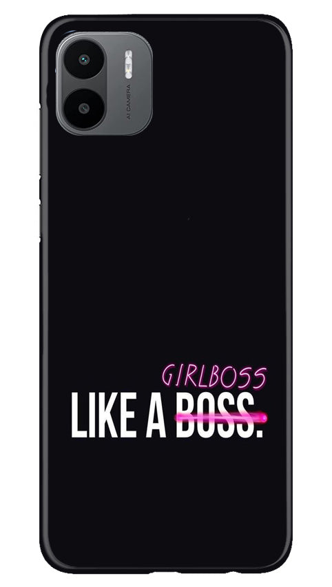 Like a Girl Boss Case for Redmi A1 (Design No. 234)