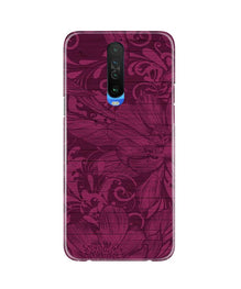 Purple Backround Mobile Back Case for Redmi K30 (Design - 22)