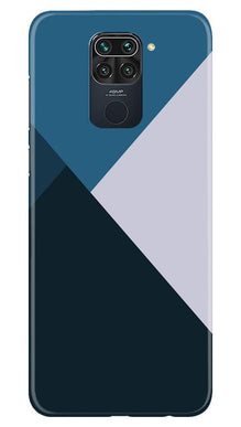 Blue Shades Mobile Back Case for Redmi Note 9 (Design - 188)