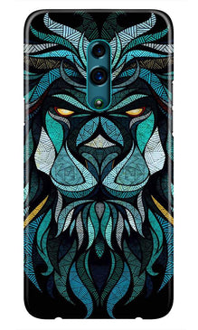 Lion Mobile Back Case for Realme X  (Design - 314)