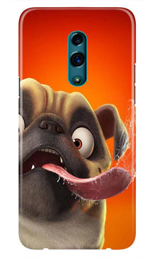 Dog Mobile Back Case for Realme X  (Design - 343)