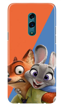 Cartoon Mobile Back Case for Oppo K3  (Design - 346)