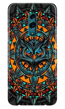 Owl Mobile Back Case for Oppo K3  (Design - 360)