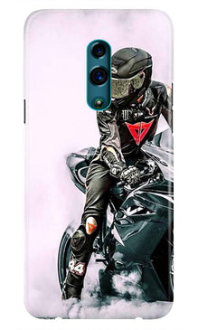 Biker Mobile Back Case for Realme X  (Design - 383)