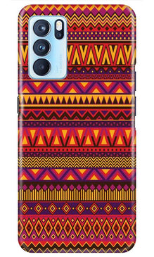 Zigzag line pattern2 Mobile Back Case for Oppo Reno6 Pro 5G (Design - 10)