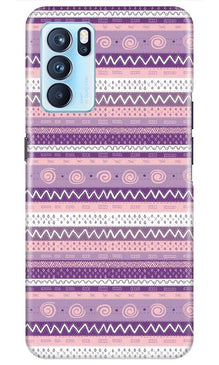 Zigzag line pattern3 Mobile Back Case for Oppo Reno6 Pro 5G (Design - 11)