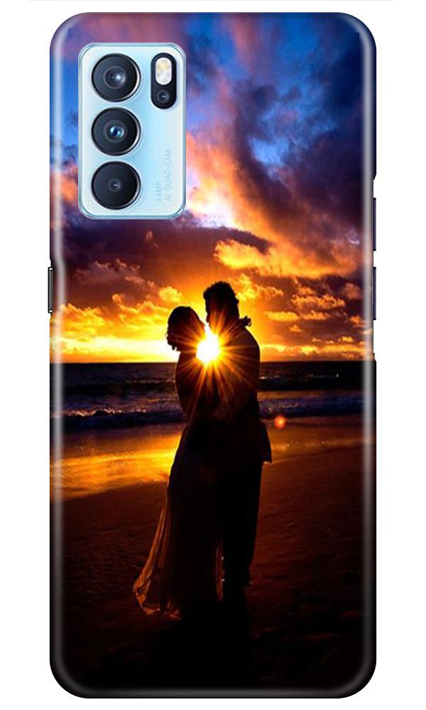 Couple Sea shore Case for Oppo Reno6 Pro 5G