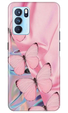 Butterflies Mobile Back Case for Oppo Reno6 Pro 5G (Design - 26)