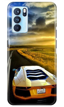 Car lovers Mobile Back Case for Oppo Reno6 Pro 5G (Design - 46)