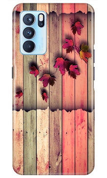 Wooden look2 Mobile Back Case for Oppo Reno6 Pro 5G (Design - 56)