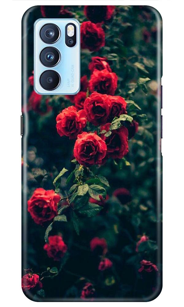 Red Rose Case for Oppo Reno6 5G