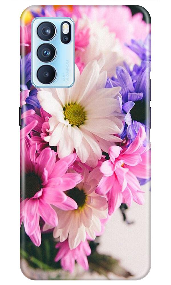 Coloful Daisy Case for Oppo Reno6 Pro 5G