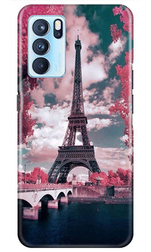 Eiffel Tower Mobile Back Case for Oppo Reno6 Pro 5G  (Design - 101)