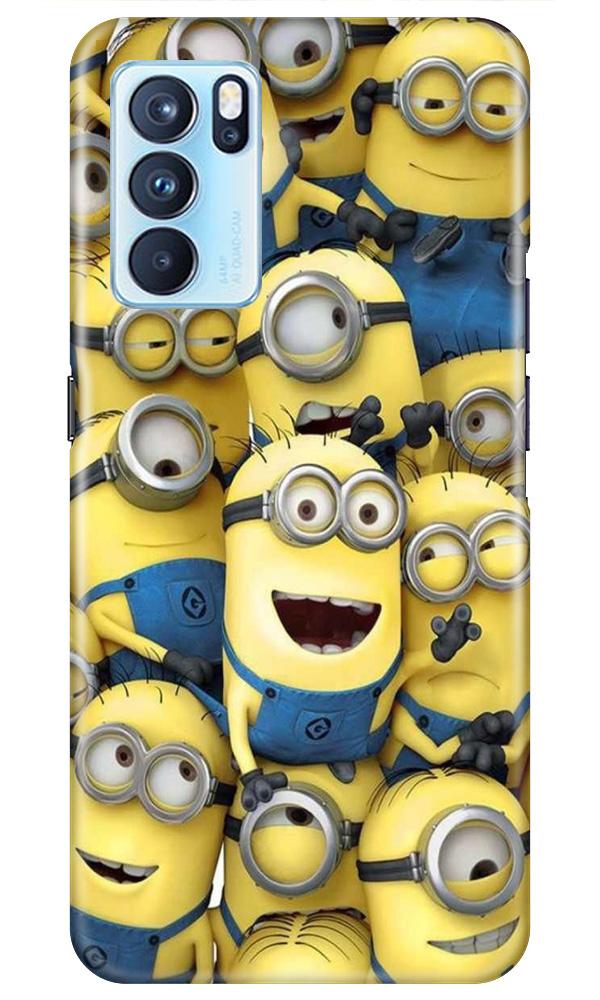 Minions Case for Oppo Reno6 Pro 5G  (Design - 127)