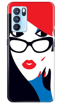 Girlish Mobile Back Case for Oppo Reno6 5G  (Design - 131)