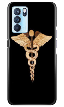 Doctor Logo Mobile Back Case for Oppo Reno6 5G  (Design - 134)