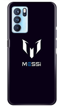 Messi Mobile Back Case for Oppo Reno6 5G  (Design - 158)
