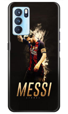 Messi Mobile Back Case for Oppo Reno6 5G  (Design - 163)