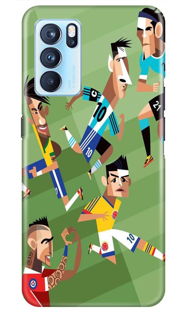 Football Case for Oppo Reno6 Pro 5G  (Design - 166)