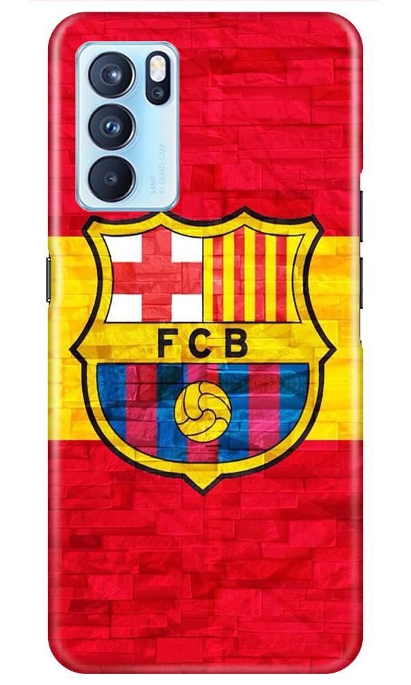 FCB Football Case for Oppo Reno6 Pro 5G  (Design - 174)