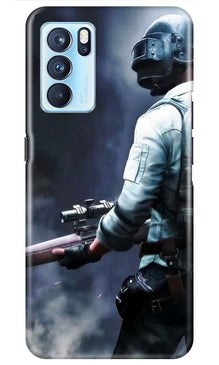 Pubg Mobile Back Case for Oppo Reno6 Pro 5G  (Design - 179)