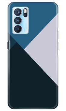 Blue Shades Mobile Back Case for Oppo Reno6 Pro 5G (Design - 188)