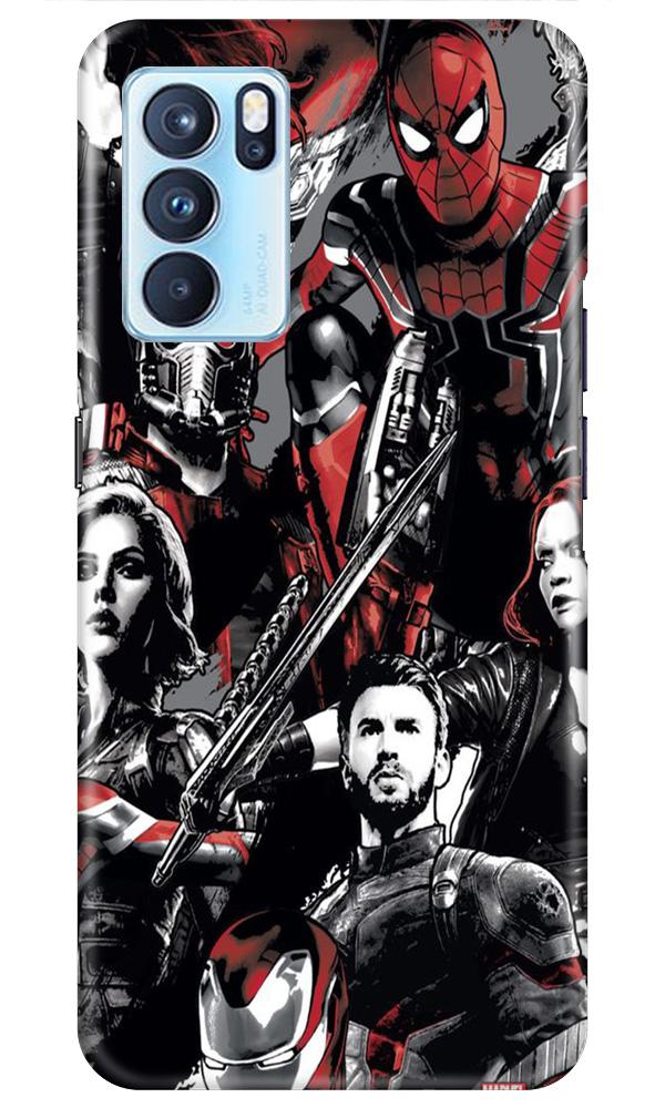 Avengers Case for Oppo Reno6 Pro 5G (Design - 190)