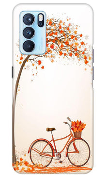 Bicycle Mobile Back Case for Oppo Reno6 5G (Design - 192)