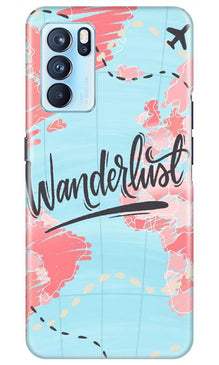 Wonderlust Travel Mobile Back Case for Oppo Reno6 5G (Design - 223)