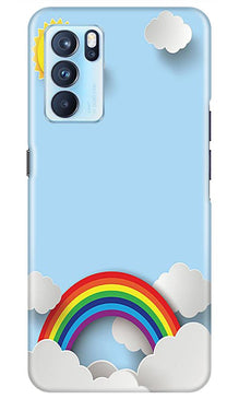 Rainbow Mobile Back Case for Oppo Reno6 5G (Design - 225)