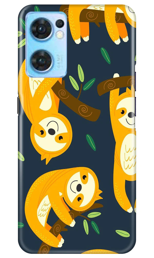 Racoon Pattern Case for Oppo Reno7 5G