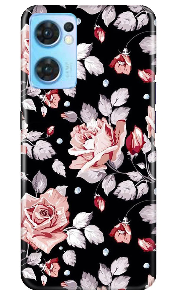 Pink rose Case for Oppo Reno7 5G