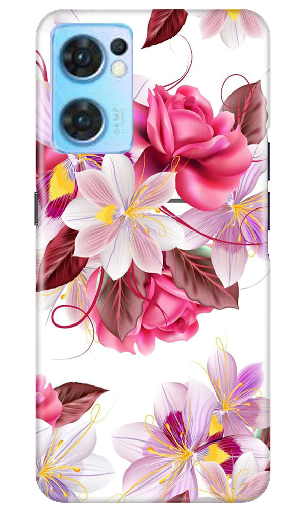 Beautiful flowers Case for Oppo Reno7 5G