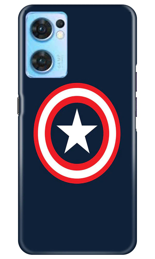 Captain America Case for Oppo Reno7 5G