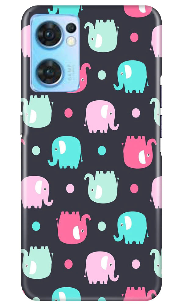 Elephant Baground Case for Oppo Reno7 5G