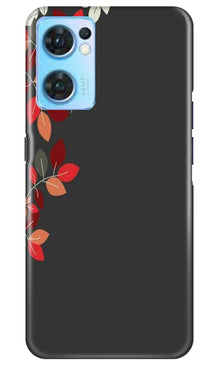 Grey Background Mobile Back Case for Oppo Reno7 5G (Design - 71)