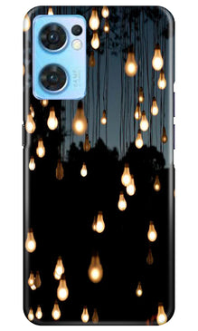 Party Bulb Mobile Back Case for Oppo Reno7 5G (Design - 72)