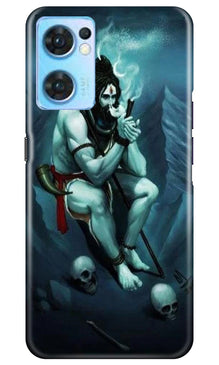 Lord Shiva Mahakal2 Mobile Back Case for Oppo Reno7 5G (Design - 98)