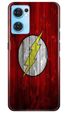 Flash Superhero Mobile Back Case for Oppo Reno7 5G  (Design - 116)