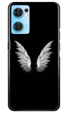 Angel Mobile Back Case for Oppo Reno7 5G  (Design - 142)