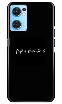 Friends Mobile Back Case for Oppo Reno7 5G  (Design - 143)