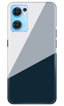 Blue Shade Mobile Back Case for Oppo Reno7 5G (Design - 151)