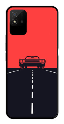 Car Lover Metal Mobile Case for Realme Narzo 50i