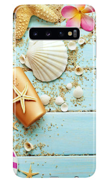 Sea Shells Mobile Back Case for Samsung Galaxy S10 (Design - 63)
