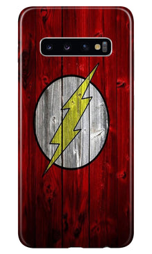 Flash Superhero Mobile Back Case for Samsung Galaxy S10  (Design - 116) (Design - 116)