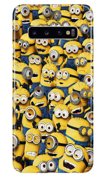 Minions Mobile Back Case for Samsung Galaxy S10  (Design - 126) (Design - 126)