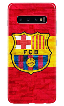 FCB Football Mobile Back Case for Samsung Galaxy S10  (Design - 174) (Design - 174)