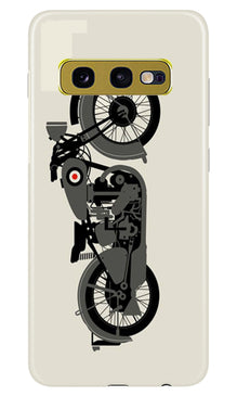 MotorCycle Mobile Back Case for Samsung Galaxy S10E (Design - 259)