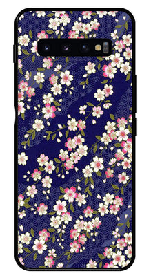 Flower Design Metal Mobile Case for Samsung Galaxy S10 Plus