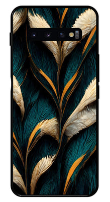 Feathers Metal Mobile Case for Samsung Galaxy S10 Plus